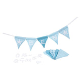 Goki Fabric Flag -Linie macht blau mit 10 Flaggen und Alphabetzeichen - afbeelding 1