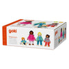 Goki Flexible Puppen Interkulturelle Familie, 4st.
