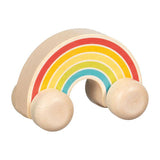 Goki -Holzfahrzeug Regenbogen - afbeelding 1