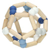 Goki hölzerne Gummi -Gummibugel Blau