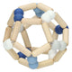 Goki hölzerne Gummi -Gummibugel Blau