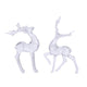 Decoris Statue Hirsch Acryl 12x20cm klar
