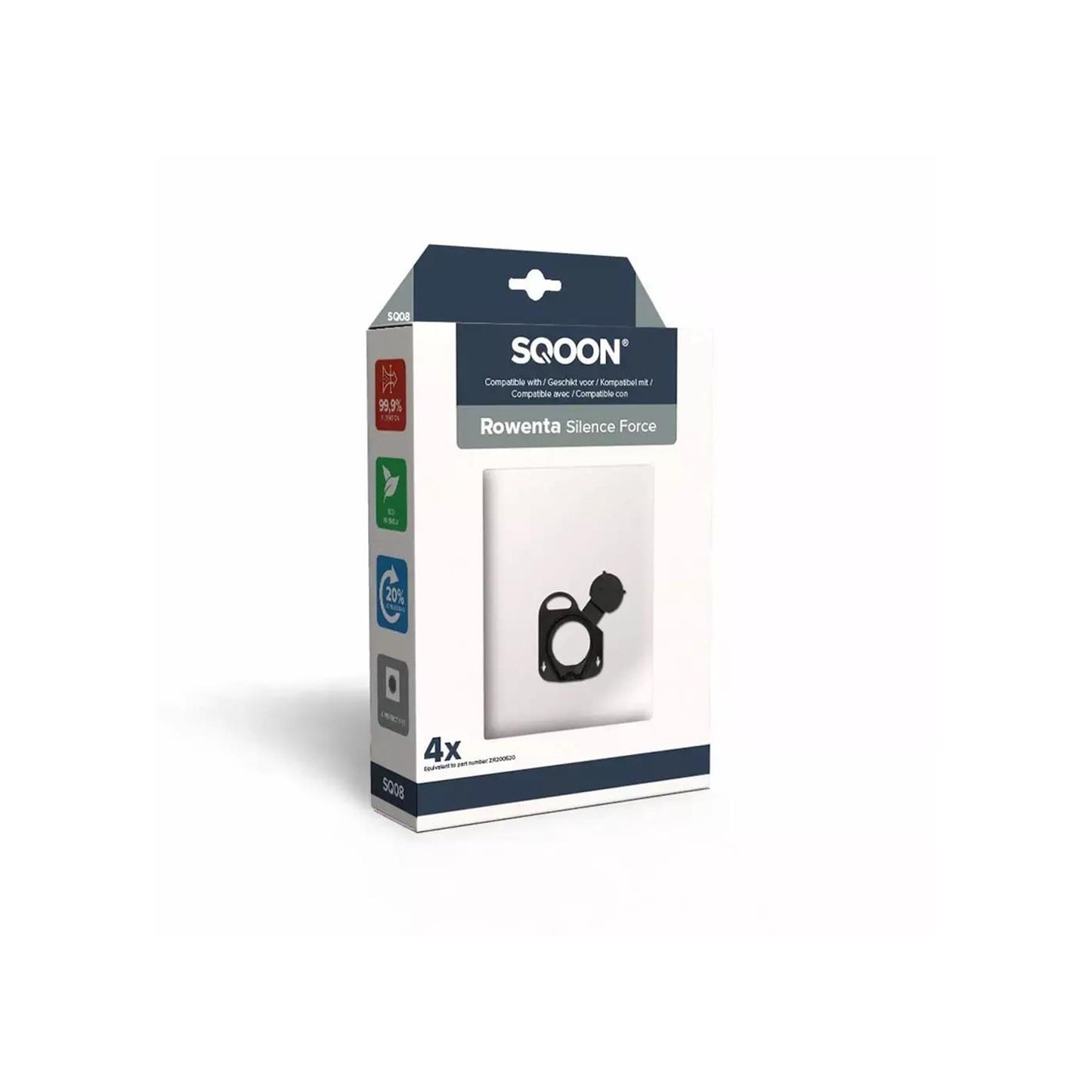 Sqoon Staubsaugerbeutel Rowenta Silence Force