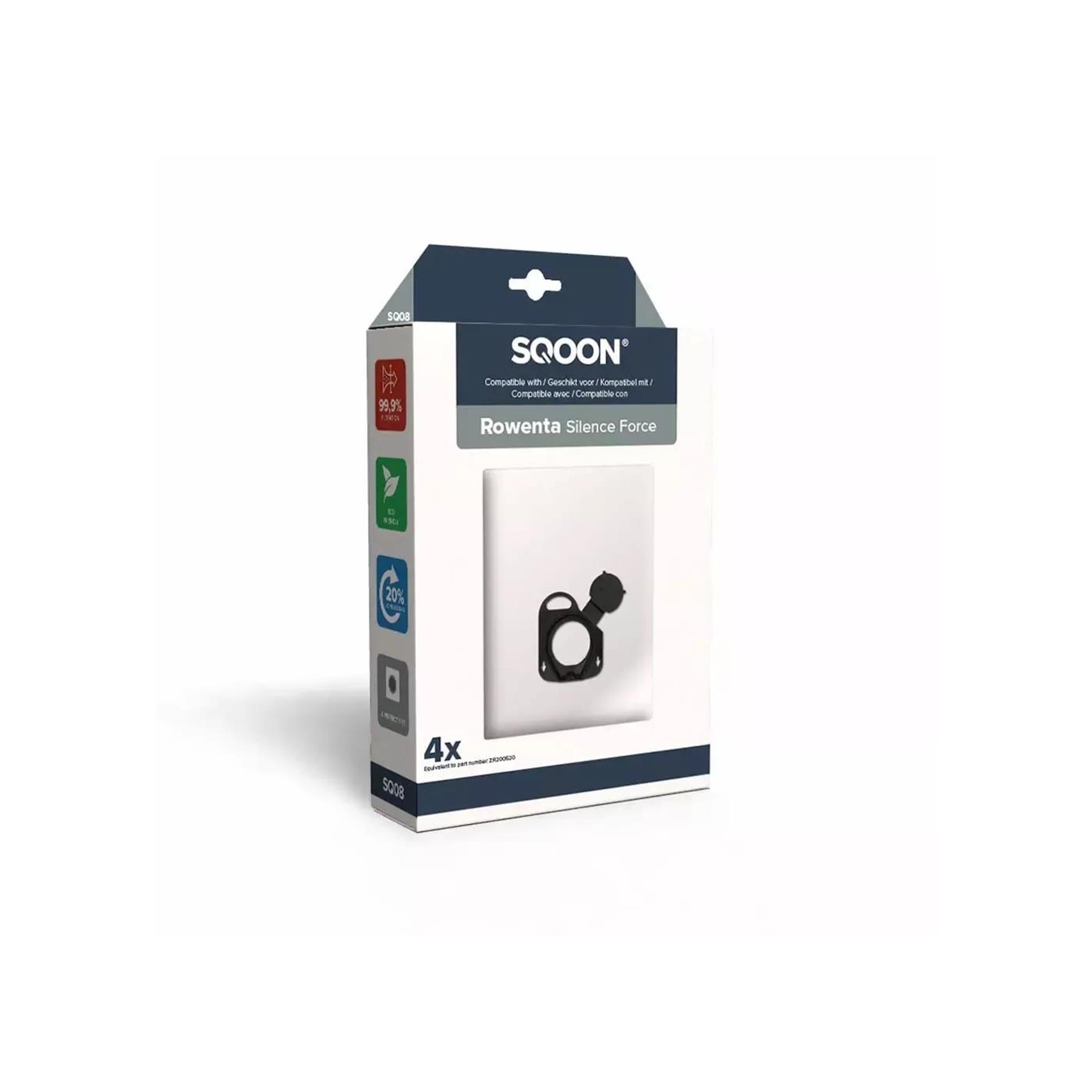 Sqoon Staubsaugerbeutel Rowenta Silence Force