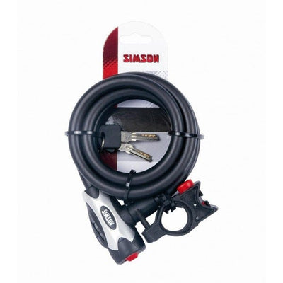 Simson Kabelschloss Pro 12x180 schwarz
