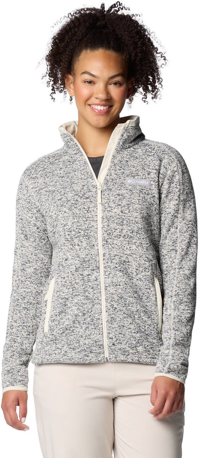 Columbia Sweater Weather™ Full Zip II Damen-Outdoor-Pullover – Chalk Heather