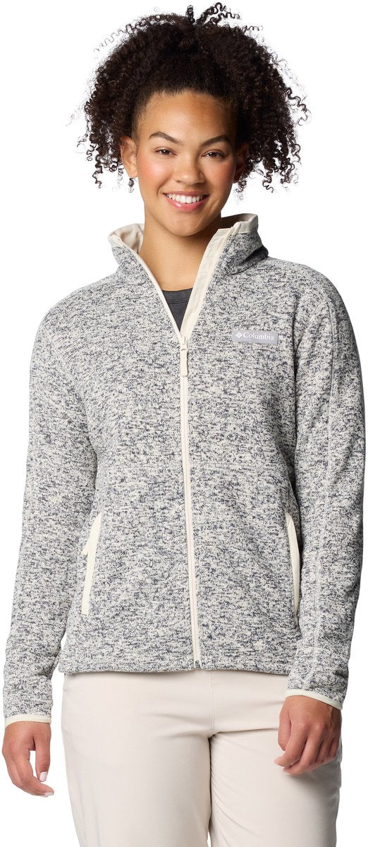 Columbia Sweater Weather™ Full Zip II Damen-Outdoor-Pullover – Chalk Heather