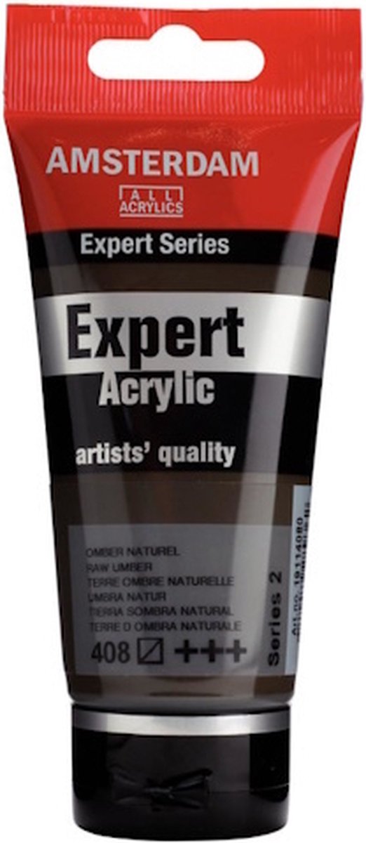 Amsterdam Expert Acrylfarbe – Braune Acrylfarbe – #408 Umbra Natur – Acrylfarbe – Acrylfarbe – Acrylfarbe – Hobbyfarbe – Malerfarbe – Hobbyfarbe Braun – 75 ml