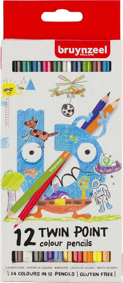 Bruynzeel Kids Twin Point Colored Stifte, 12st.