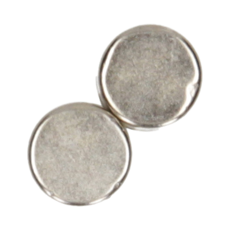 Mack 1076871 - Scheibenmagnete Neodym 8mm*2mm (n35) - Silber 50Stk | 4 Stück