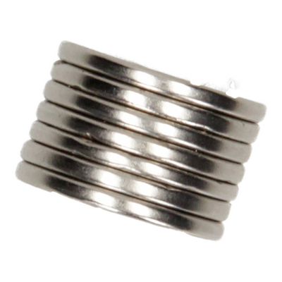 Mack 1076875 - Scheibenmagnete Neodym 19mm*2mm (n50) - Silber 8Stk | 4 Stück