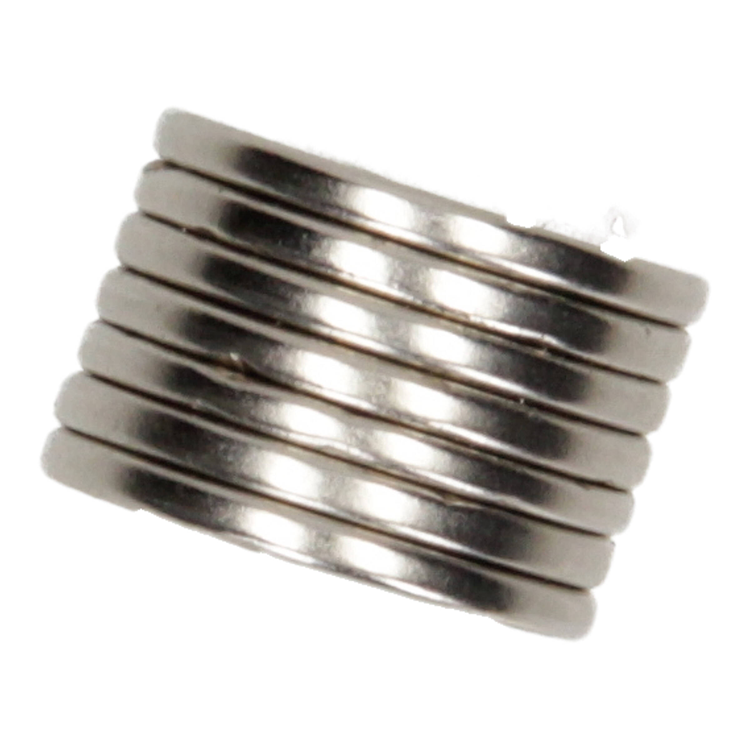 Mack 1076875 - Scheibenmagnete Neodym 19mm*2mm (n50) - Silber 8Stk | 4 Stück