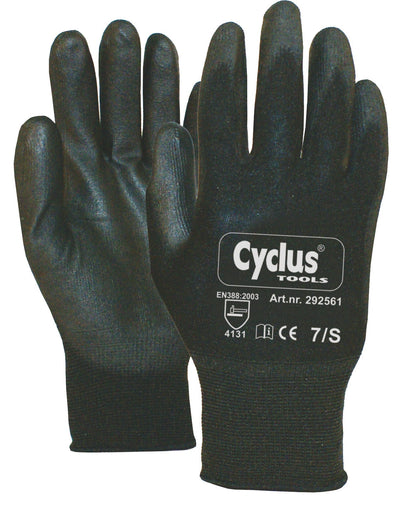 Cycplus Arbeitshandschuhe Pu-Flex L (9) Schwarz