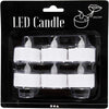 Creativ Company LED-Teelicht, H: 35 mm, T 38 mm, 6 Stück 1 Box