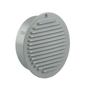 Renson 1078694 – Wandgitter-Montage 435r Ø 190 mm RAL 9006 | 4 Stück - afbeelding 1