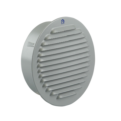 Renson 1078694 – Wandgitter-Montage 435r Ø 190 mm RAL 9006 | 4 Stück