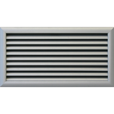 Renson 1078695 – Brandschutztürgitter. 464 2 400x200 mm grau | 2 Stk
