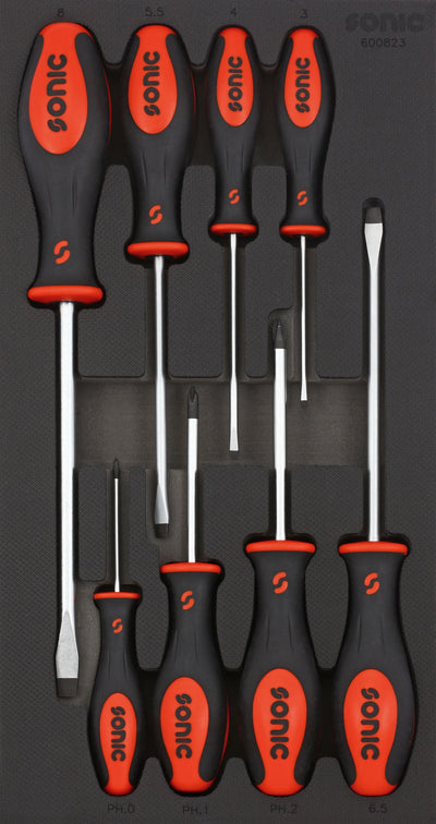 Sonic Tool Schraubendreher-Set PH + Flach 8-teilig. sfs 1 3