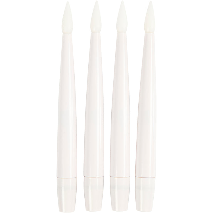 Creativ Company LED-Weihnachtsbaumbeleuchtung, H: 15,5 cm, T 14 mm, 4 Stück 1 Box