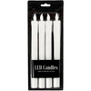Creativ Company LED-Kerzen, H: 24,5 cm, T 20 mm, 4 Stück 1 Box
