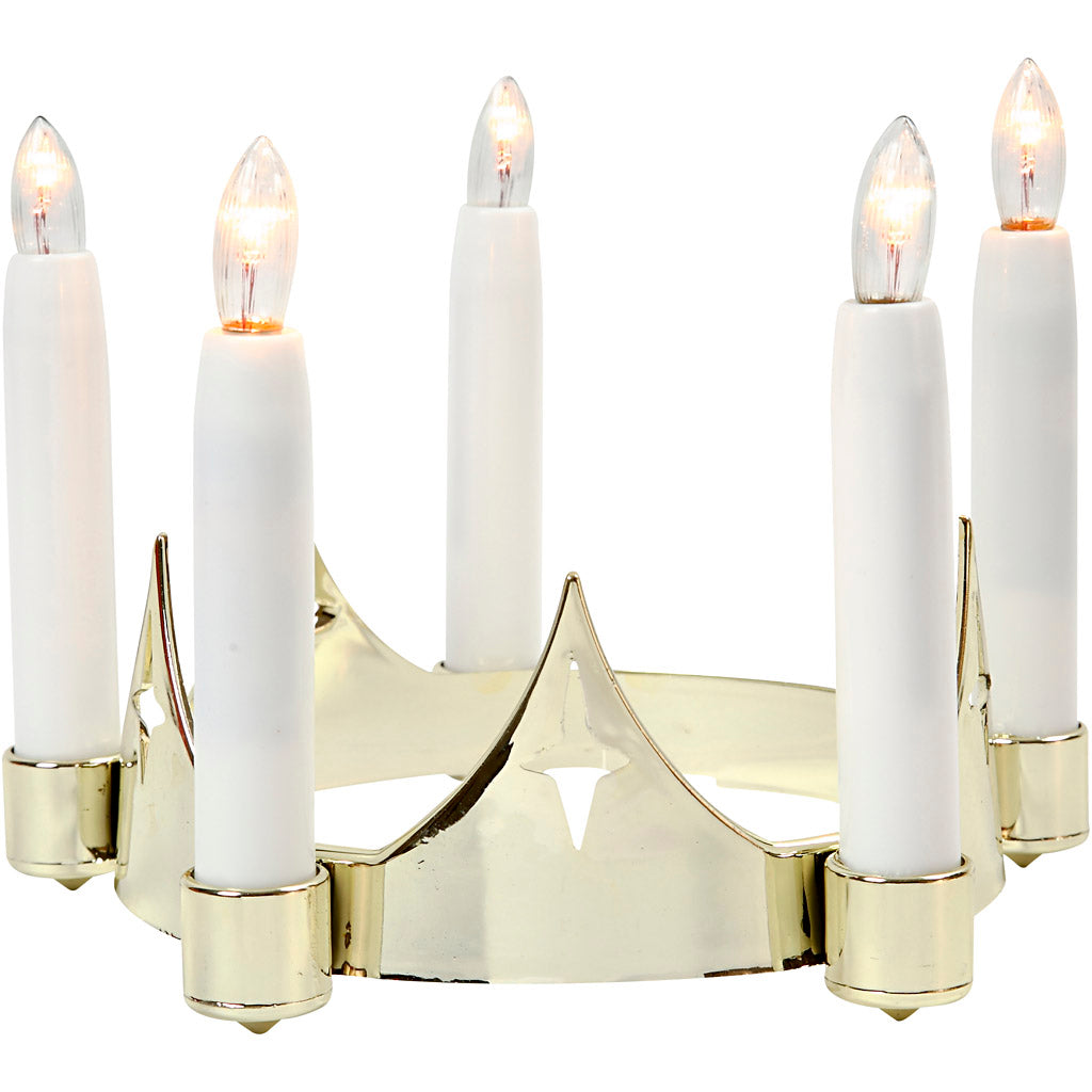 Creativ Company Lucia Krone, H: 14 cm, T 15-19 cm, 1 Stück