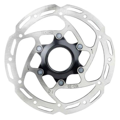 Tektro-Scheibenbremse-Rotor TR160-35 Ø160mm, Centerlock, Silber