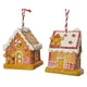 Decoris Weihnachtsanhänger Süßigkeitenhaus Polyresin H7,5cm