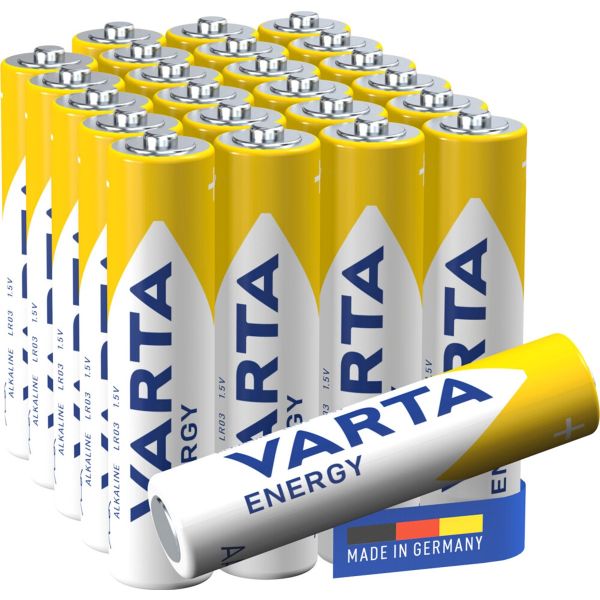 Varta Batterie Energy Alkaline AAA LR03 (Karton = 24 Stück)