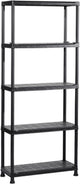 Keter Kunststoffregal – Lagerregal – 75 x 32 x 176 cm – schwarz