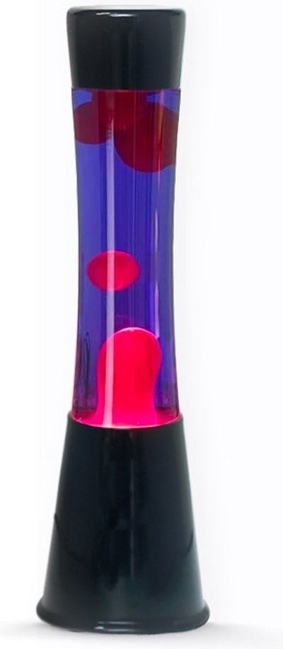 Lavalamp Black Purple Pink, 40 cm