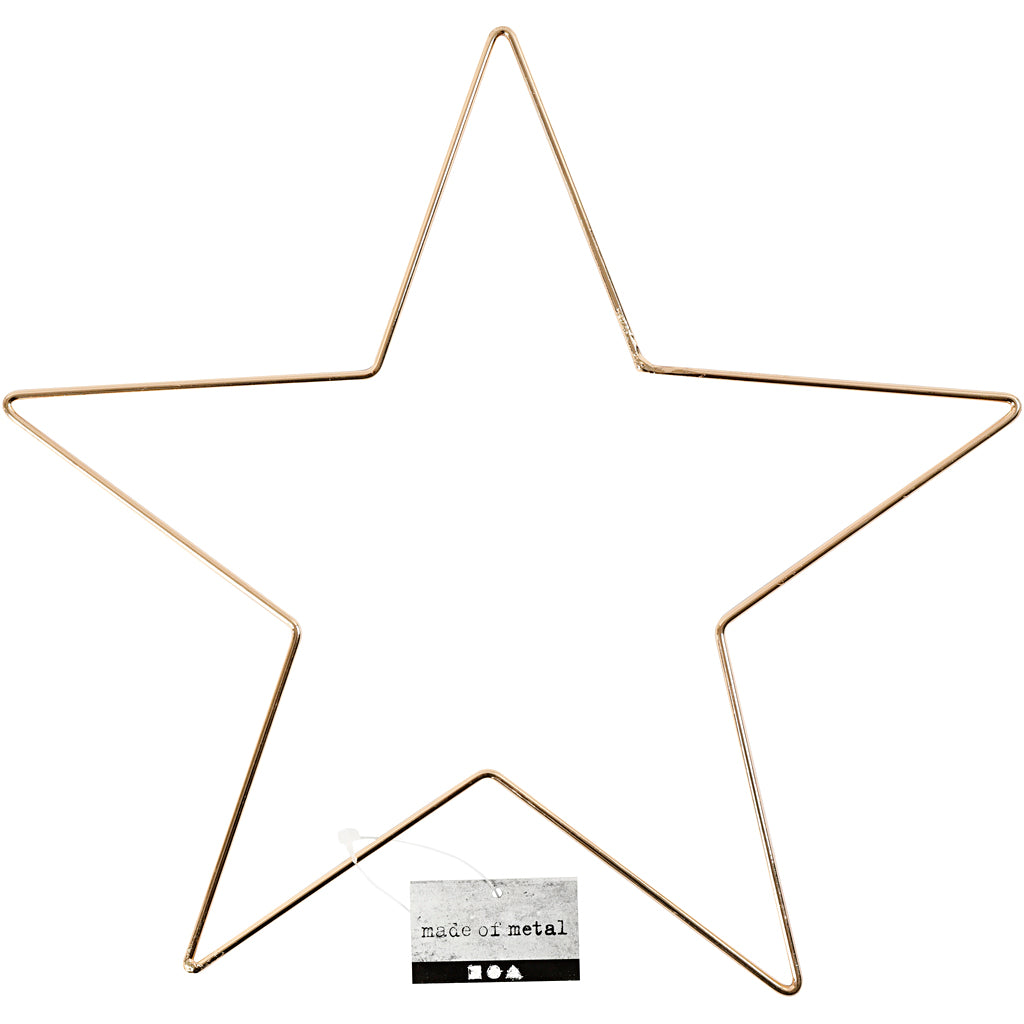 Creativ Firmenstern, D 30 cm, Stärke 3 mm, Gold, 1 Stück