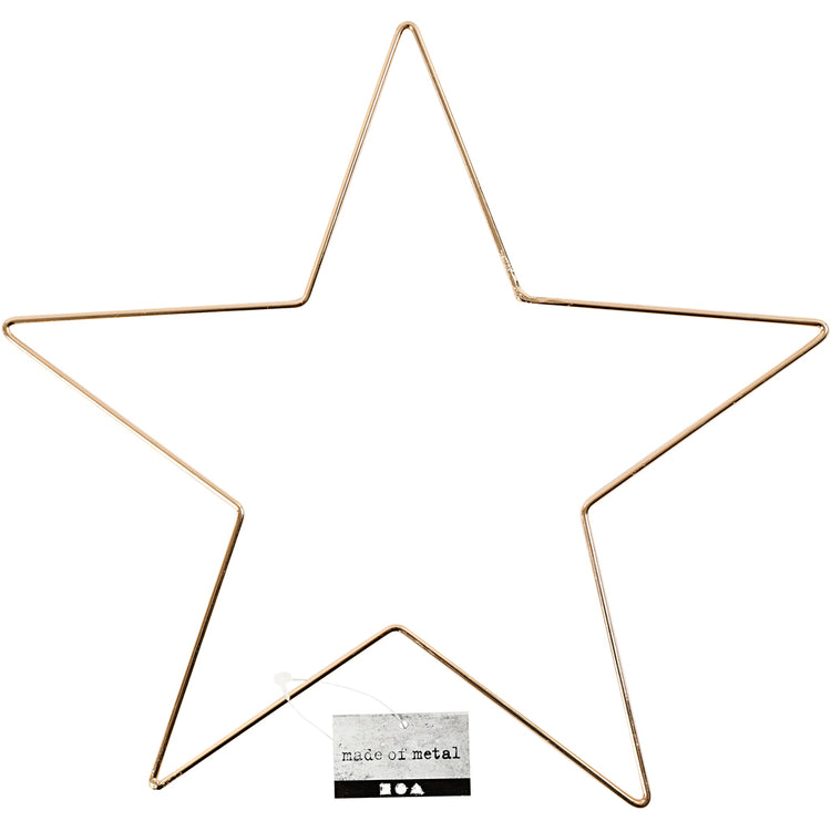 Creativ Firmenstern, D 30 cm, Stärke 3 mm, Gold, 1 Stück