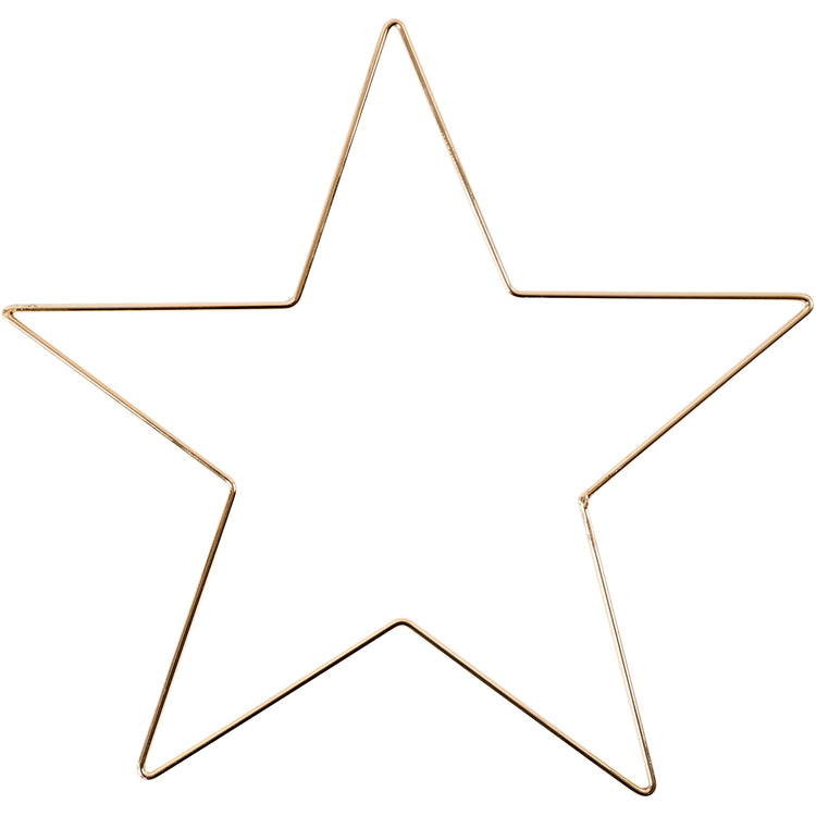 Creativ Firmenstern, D 30 cm, Stärke 3 mm, Gold, 1 Stück
