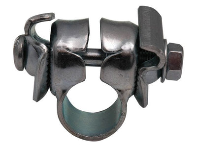 Cordo Sattelklemme rund silber