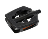 Cordo-Pedal rutschfester Sandblock-Aluminium mattschwarz - afbeelding 1