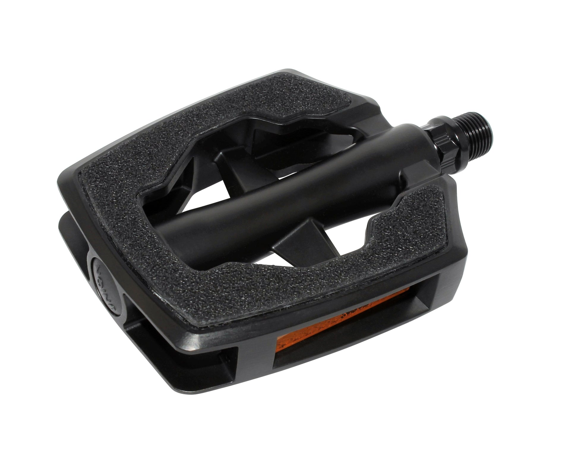 Cordo-Pedal rutschfester Sandblock-Aluminium mattschwarz