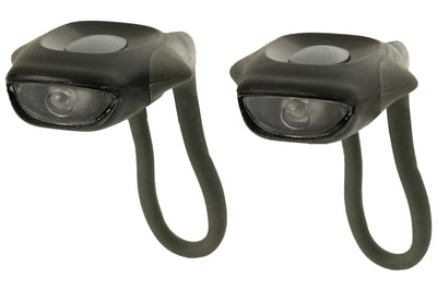 Cordo Fahrradbeleuchtungsset Mini-Strap LED Akku schwarz