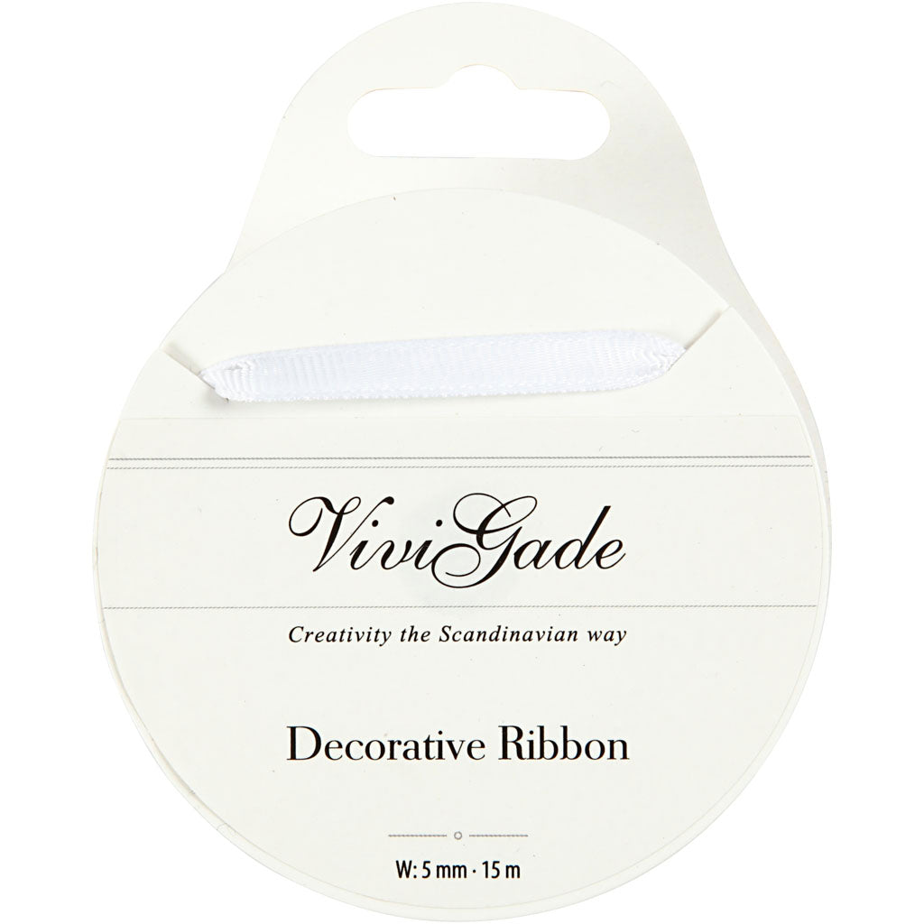 Kreativunternehmen Dekoration Lint White, 15m