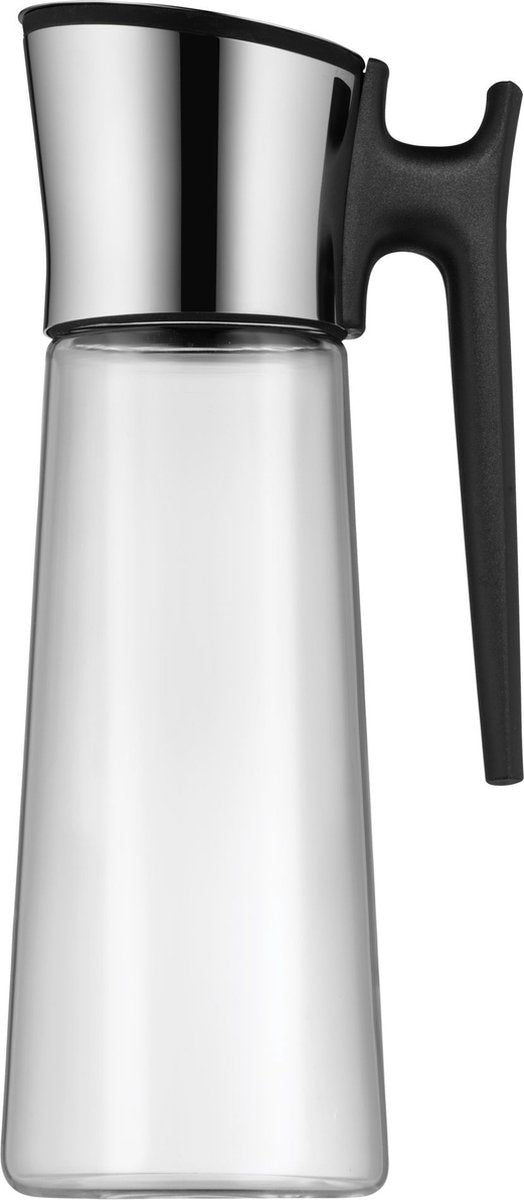 WMF Basic - Wasserkaraffe - 1,0l - mit Henkel - tropffrei - passend für Kühlschranktür