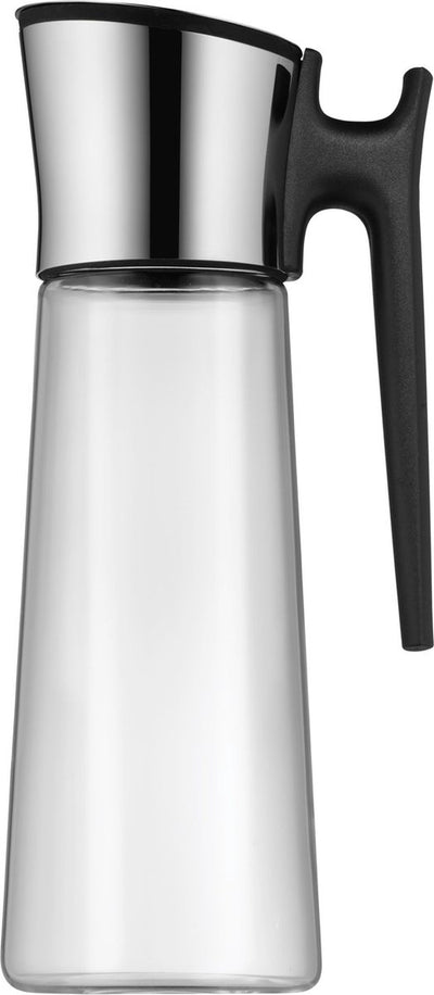 WMF Basic - Wasserkaraffe - 1,0l - mit Henkel - tropffrei - passend für Kühlschranktür