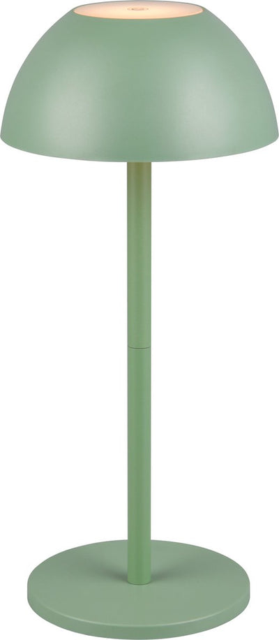 Rl lebe deine Lichtrealität Ricardo - Tischleuchte - Pistaziengrün - inkl. 1x SMD 1,7 W - 4-Stufen-Touch - USB-Anschluss - Beleuchtung auf und ab - Batteriebetrieb - Außenbeleuchtung - IP54