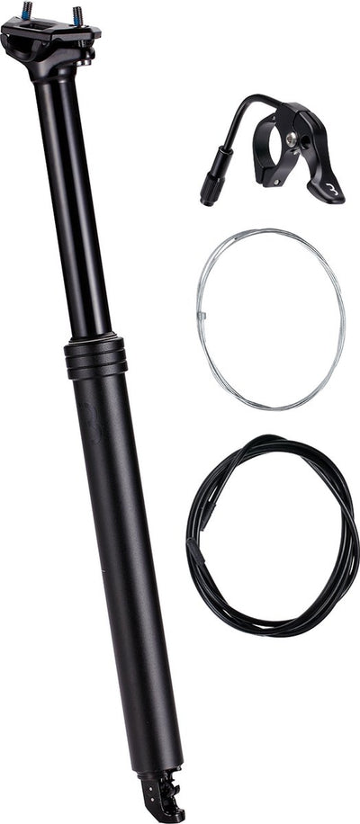 BBB Cycling Lift Post verstellbare Sattelstütze Dropper Post ø31,6 mm – Sattelstütze mit Fernbedienungshebel – 470 mm – zertifiziert für: E-Bike, MTB-Rennrad – BSP-51