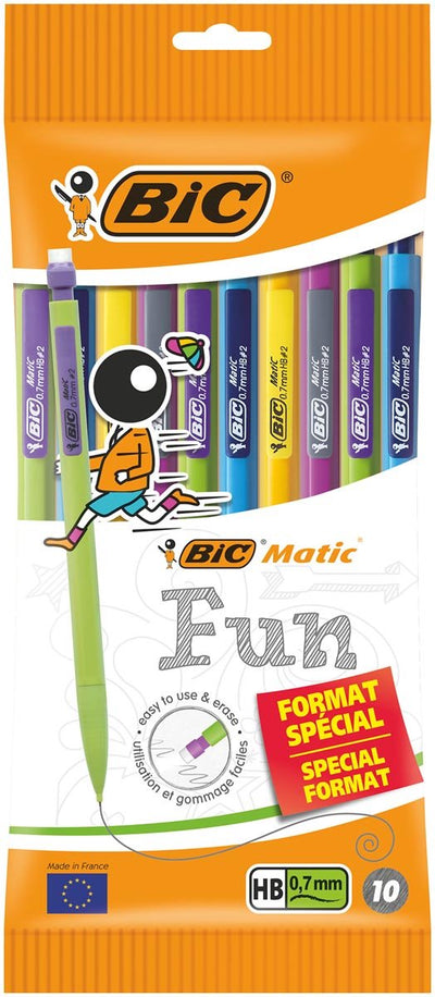 Bic matic Druckbleistift Spaß 0 | 7mm | Hängebeutel mit 10 Stück