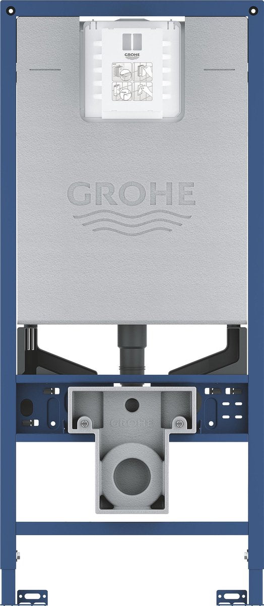 Grohe Rapid SLX Unterputz-Spülkasten (mit Einbauhöhe 1,13 m) für ein Wand-WC – mit Universal-Spülkasten, Flowmanager, Steckdose und ohne Ablaufrohr – 39597000