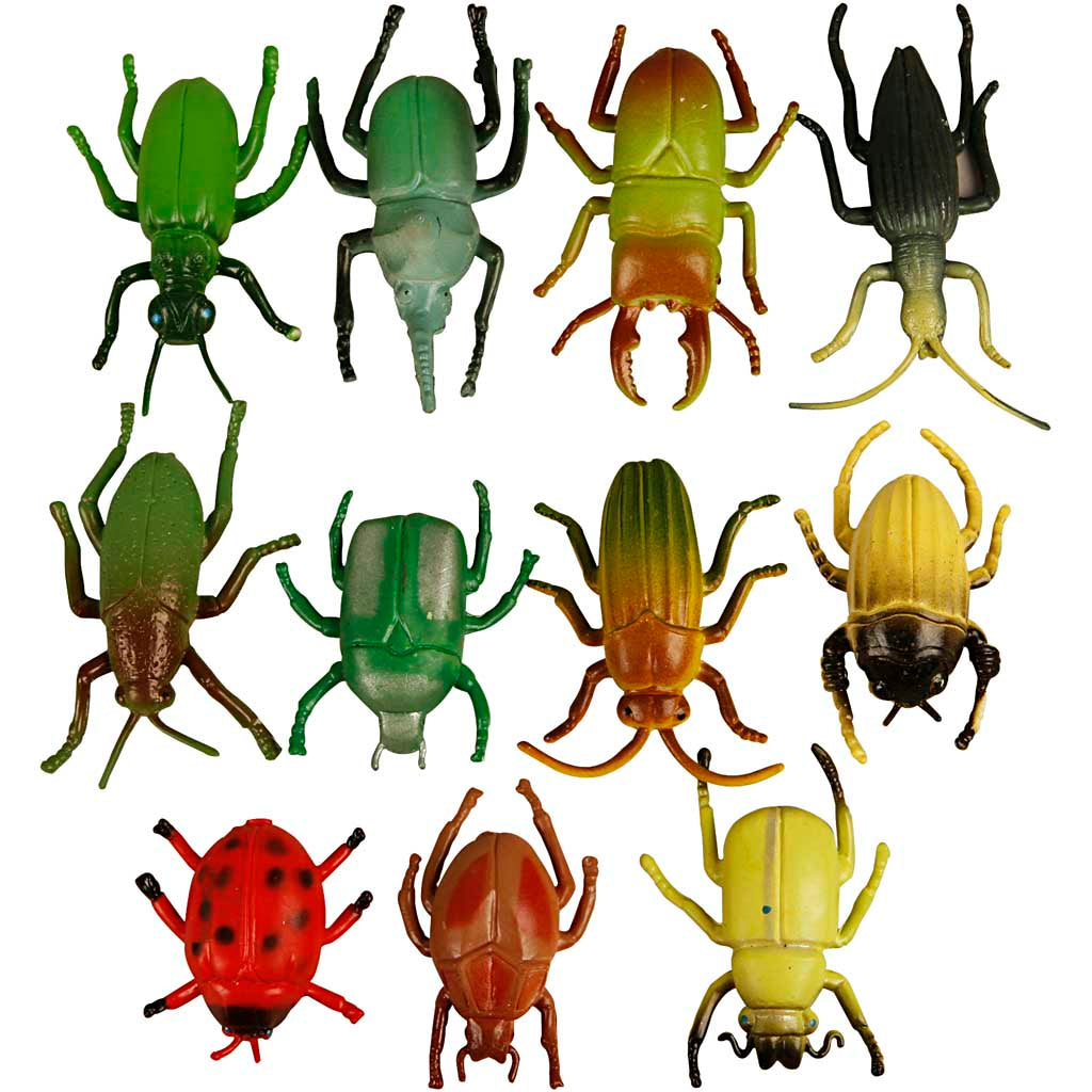 Creativ Company Insekten, Größe 5 cm, 60 Stück, 1 Box