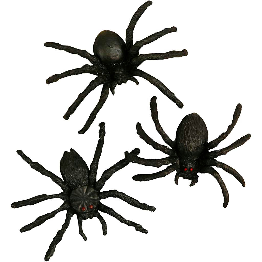 Creativ Company Spinnen, Größe 4 cm, 10 Stück, 1 Box