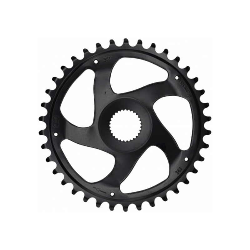 KMC Gear 38t Bosch Gen 4 Schwarz