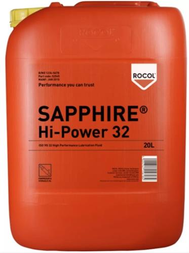 Rocol Sapphire Hi-Power 32 Öl 20ltr