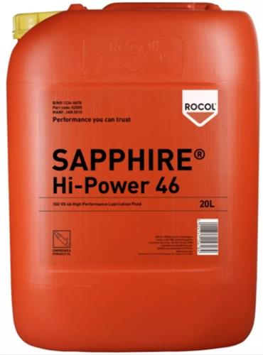 Rocol Sapphire Hi-Power 46 Öl 20ltr