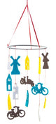 Mobiles Filz-Kanalhaus Citrus ca. 55 cm